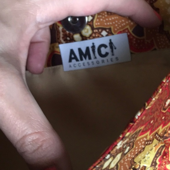 AMIC Accessories Paisley Silk Clutch Y2K - Picture 8 of 15